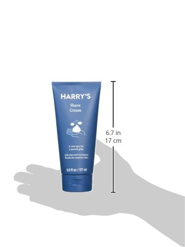 Harry's Shaving Cream for Men with Aloe and Eucalyptus - (4 Pack) 6 oz - Conditions Skin and Softens Facial Hair for Shaving - Safe for Sensitive Skin