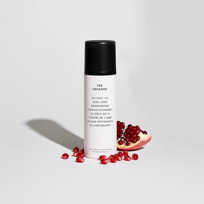 The Untamed Beyond the New Light Brightening Foaming Cleanser 4.2 fl oz – Gentle Daily Face Wash with Hibiscus, Pomegranate & Cacao – Hydrating Facial Cleanser for Sensitive Skin