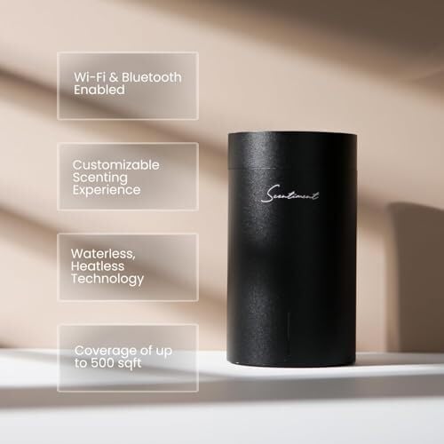 Scentiment Diffuser Oil - Crystal Water Designer Collection | Aromatherapy Home Fragrance | Luxurious Scent with Notes of Bergamot, Geranium, Patchouli (120 mL)