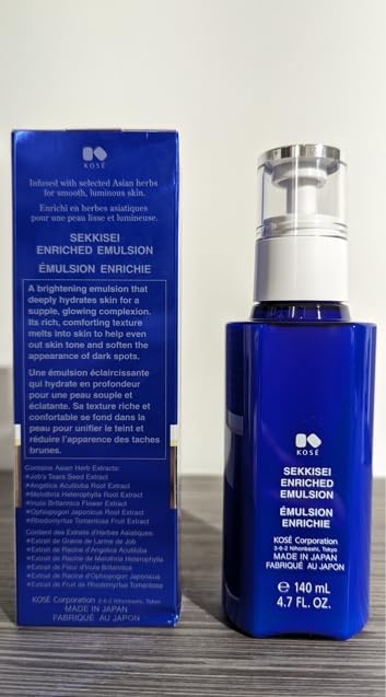 SEKKISEI Enriched Emulsion Hydrating Face Cream Serum, 4.7 Ounce