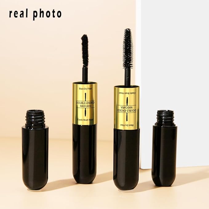 Fiber-infused Mascara, Black Tiny Fibers included Mascara to Extend and Elongate Eyelash, for Maximum Volume and Curl Effect by “Linble”