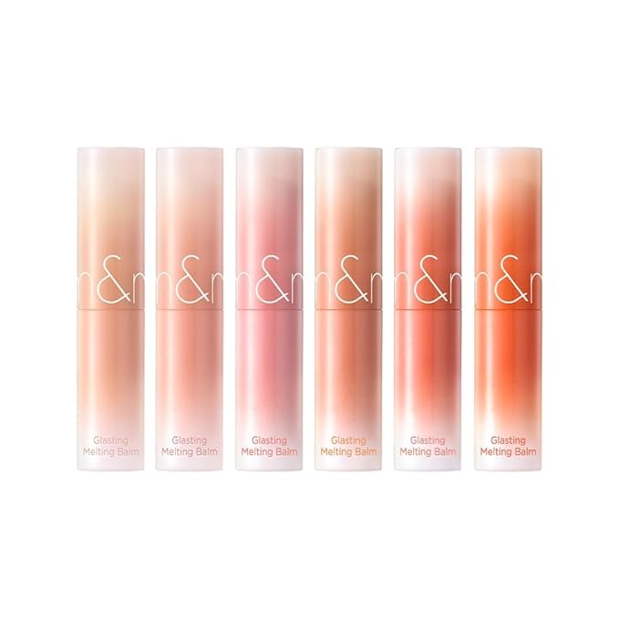 rom&nd GLASTING MELTING BALM 15 Pecan Brew | K-Beauty Hydrating Lip Balm for Plump, Crystal-Clear Shine | Vivid Nude Brown-Red Tint | Non-Sticky, Long-Lasting Moisture