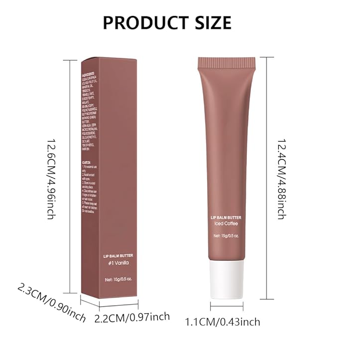 2Pcs Summer Special Lip Butter Lip Balm, Ultra-Hydrating Natural Vegan Lip Balm, Sheer-Tinted Shine & Hydration, Soothes & Softens Dry Lips Skincare, Bálsamo labial hidratante (#3+4#)