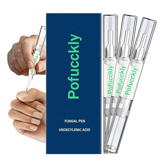 Nail Repair Pen,Toenail Fungus Pen Extra Strength Nail Repair and Renew Discolored, Damaged, Broken and Thick Nails Toenails, Tea Tree Oil, Honey, Natural Formula - 3PCS