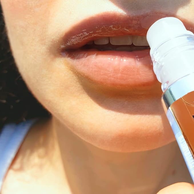MODE Lip Glaze Spiced Pumpkin Donut Flavored Lip Gloss, Delicious Yummy Flavor, Roll On Sweet Wet Nourishing Shine, Moisturizing Natural Skincare Fruit Oils, Made in NY USA