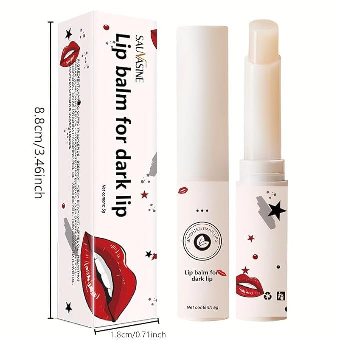 Lip Balm for Dark Lips, Moisturizing Repair Stick, 0.17 Oz, Pack of 2