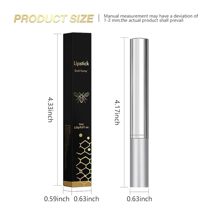 2Pcs Dark Brown Honey Tinted Lip Stain Lip Balm Lip Gloss Lipstick, Sheer Hydrating Lip Stains Tint, Moisturizing Lip Color for All Skin Tones, Nourishing Lip Balm with a Hint of Natural Black Cherry