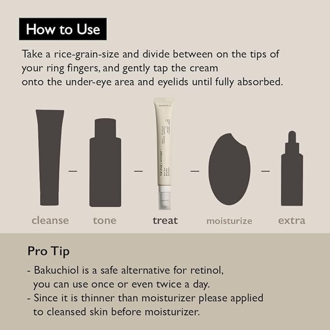 HARUHARU wonder Black Rice Bakuchiol Eye Cream, Smooths Fine Lines & Crow’s Feet, Reduces Puffiness & Dark Circles, Lightweight Day and Night Care, Holiday Stocking Stuffer, 1.34 fl. oz (Duo Set)