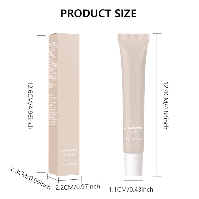 2Pcs Summer Special Lip Butter Lip Balm, Ultra-Hydrating Natural Vegan Lip Balm, Sheer-Tinted Shine & Hydration, Soothes & Softens Dry Lips Skincare, Bálsamo labial hidratante (#1+2#)