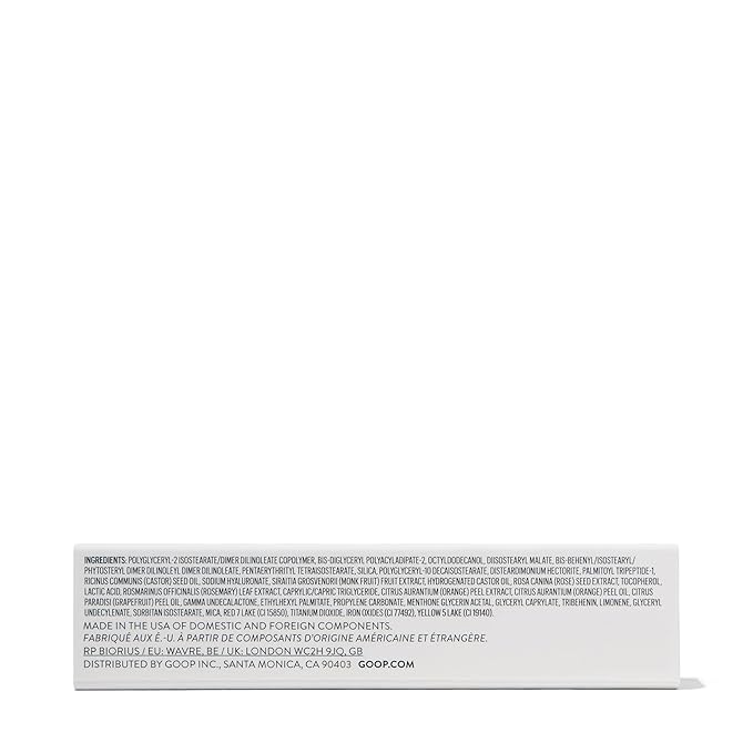 goop Beauty Hydra-Barrier Gel Gloss | Hydrating Lip Gloss to Moisturize & Plump Lips | Hyaluronic Acid & Vitamin E | Tulip - Sheer Hot Pink | 0.13 oz