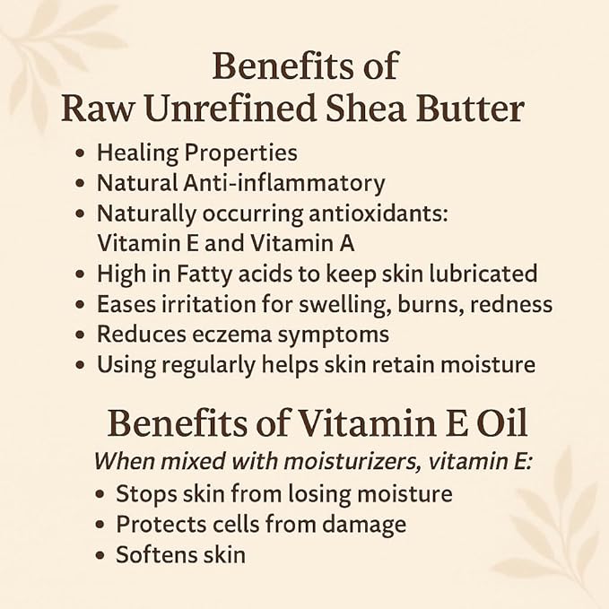 Shea Lip Butter - All Natural 4 Ingredient Lip Balm - Pack of 3 - for dry cracked lips, travel sized, ultra moisturizing vegan lip balm, for long lasting hydration & lip repair, w/Peppermint oil