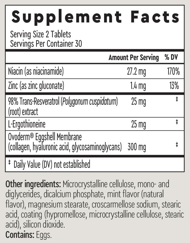 AURELIA 3-in-1 Perfection | Advanced Cellular Anti-Aging Supplement | Boost Collagen Production & Strengthen Hair, Skin, Nails | with Zinc, Resveratrol, Niacinamide & Ergothioneine