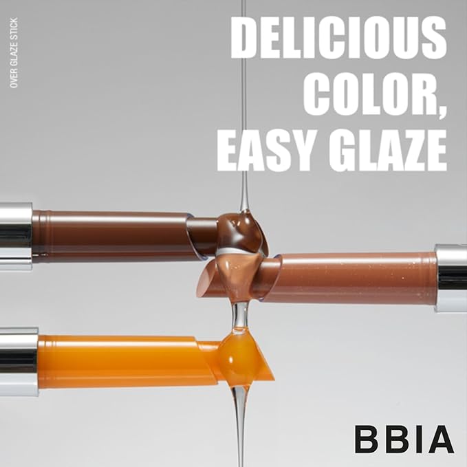 BBIA Over Glaze Stick - Lip Plumping Gloss Melting Balm Lipstick, Intensive Volume Up, High Shine & Glossy, Ultra Watery Moisturizing & Volumizing, Glowy Texture, Korean Lip Makeup (01 ORIGINAL GLAZE)