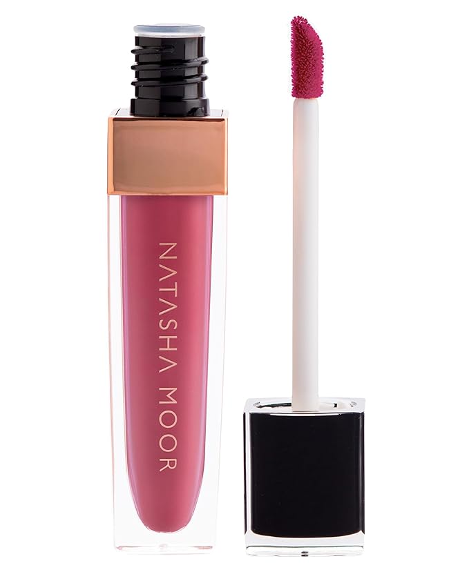 NATASHA MOOR: Molten Matte Liquid Lipstick - Long-Lasting, Hydrating, Matte Finish with Moisturizing Vitamin E - Waterproof, Kiss-Proof, Cruelty-Free - 12-Hour Stay Power - CEO
