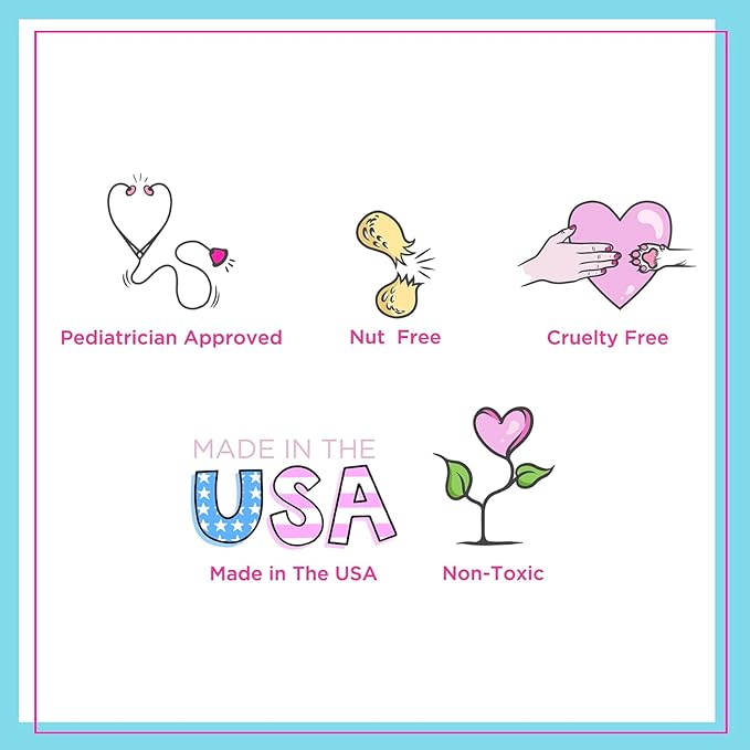 Petite 'n Pretty Best in Brow Makeup Kit - Featherlight Clear Mascara & Brow Gel, Eyebrow Pencil & Makeup Bag for Kids, Tweens and Teens - Natural, Clean, Non-toxic - Made in USA (Light)