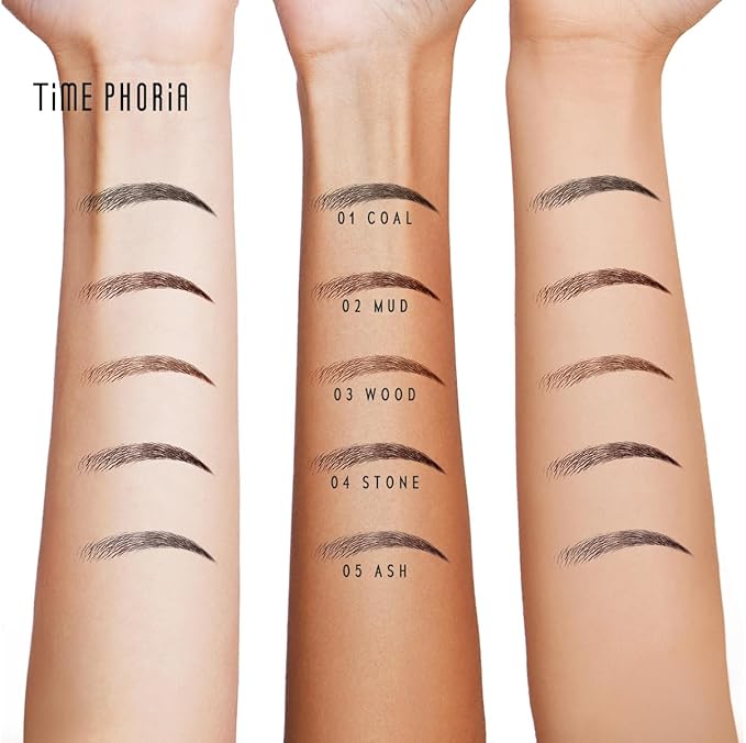 Genesis SuperStay Eyebrow Pencil - Waterproof, Smudge Proof, Long-Lasting Brow Pencil with Precision Oval Tip, For Natural & Bold Looks (05 ASH)