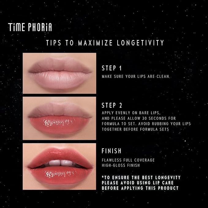 STELLAR DUST LIP STAIN-Waterproof and Transferproof Lip Tint For Women, Glossy Finish Lip Gloss, Lightweight High Coverage, Long Lasting, Stocking Stuffers For Teen Girls (16 ARES)