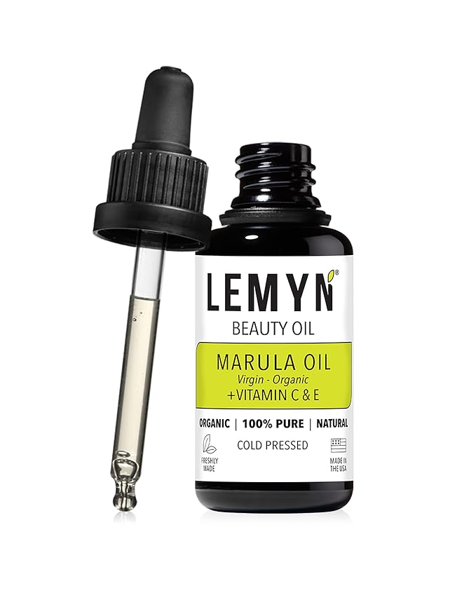 Virgin Marula Face Oil | Supercharged with Vitamin C & E | Freshly Made | Intense Hydration & Radiance Boost | Anti-Aging Skin Care and Face Moisturizer | Organic – Vegan – Cruelty-Free