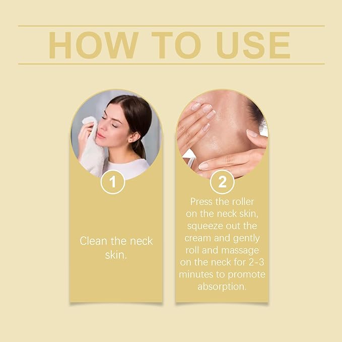 Neck & Eye Cream Firming Skin Care, Anti-Aging Eye Moisturizer, Smooth of Fine Lines, Skin Moisturizer, Visibly Reduces Neck Wrinkles and Eye Sagging Deep Moisturizing Skincare