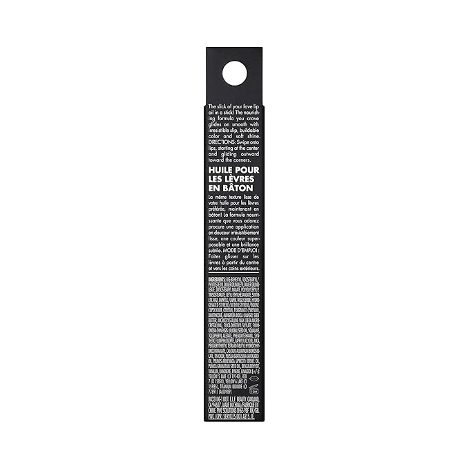 e.l.f. Glow Reviver Slipstick, Tinted Lip Oil Stick, Non-Sticky & Hydrating For A Soft-Shine Finish, Vegan & Cruelty-Free, Cherry on Top
