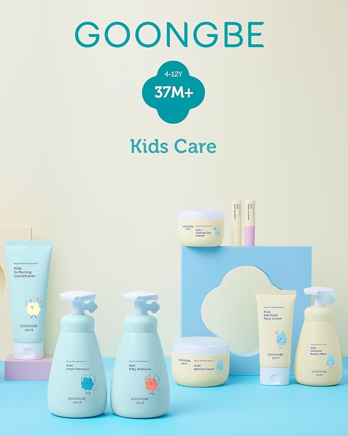 GOONGBE Kids' Bubble Facial Cleanser - Korean Kids Low pH Bubble Foam Face Wash - Gentle Cleansing & Hydrating with Panthenol and Amino Acids - Allergen Free Scent, 3.38 fl.oz.