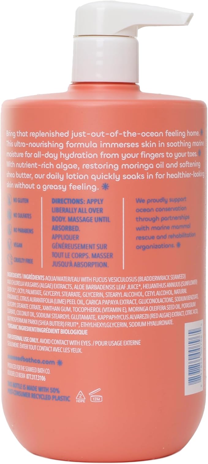 Seaweed Bath CO Lime Papaya Daily Lotion, 30 FZ