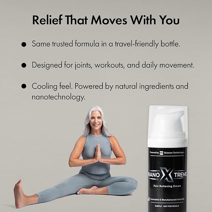 Pain Relief Cream – Fast-Acting Topical for Muscle, Joint & Nerve Discomfort – Deep-Absorbing, Long-Lasting Formula with Natural Ingredients – Cooling Sensation – 1 oz Size – Made in USA