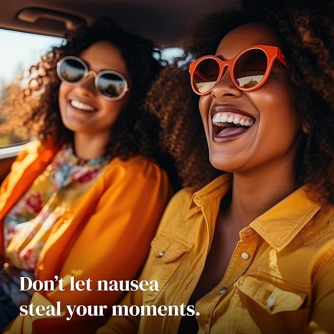 Nausea Relief Inhaler - Take Control of Motion Sickness, Morning Sickness, Medication, Stress - Fast, Natural, Drug-Free, Non-Drowsy & Portable Travel Essential - Pack of 2 Inhalers