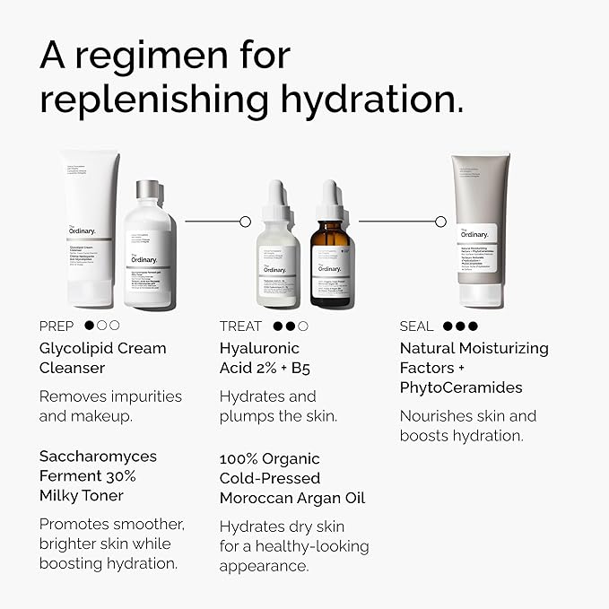The Ordinary 100% Organic Cold-Pressed Moroccan Argan Oil, Nourishing and Hydrating Treatment for Skin & Hair, 1 Fl Oz