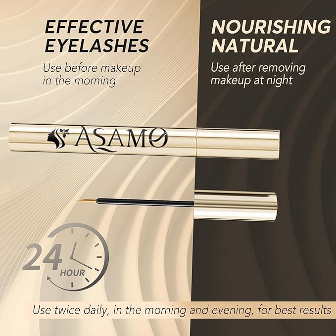 Eyelash Growth Serum – 15 Plant Extracts for Longer, Denser & Robust Lashes,Boosts Natural Lash Development,eyelash serum,Enhance Natural Beauty, Hypoallergenic Oil Free,zz07