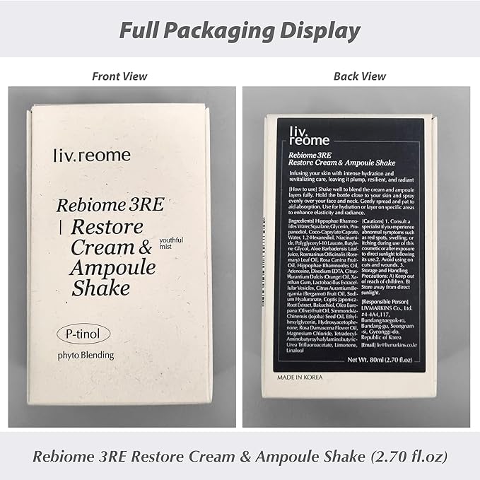 Shake-Activated Ampoule Serum Spray – Dual-Phase Plumping & Firming with Bakuchiol & Exosome (80ml)