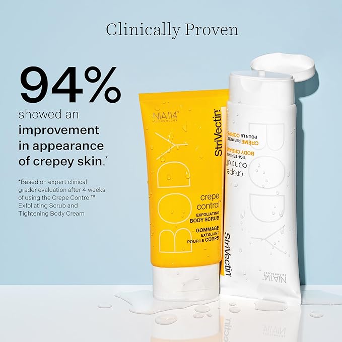 StriVectin Crepe Control Tightening Body Cream Jumbo, 10 oz, Body Cream for Hydration and Soft, Smooth Skin