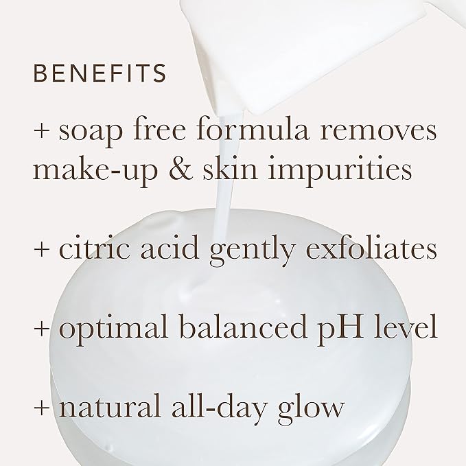 Alpha Skin Care Refreshing Face Wash, Gentle Soap-Free Formula, Citric AHA, Cleanses, Purifies, Tones & Restores pH, All Skin Types, Removes Make-Up & Oil, Anti-Aging Ingredients, 6 Oz