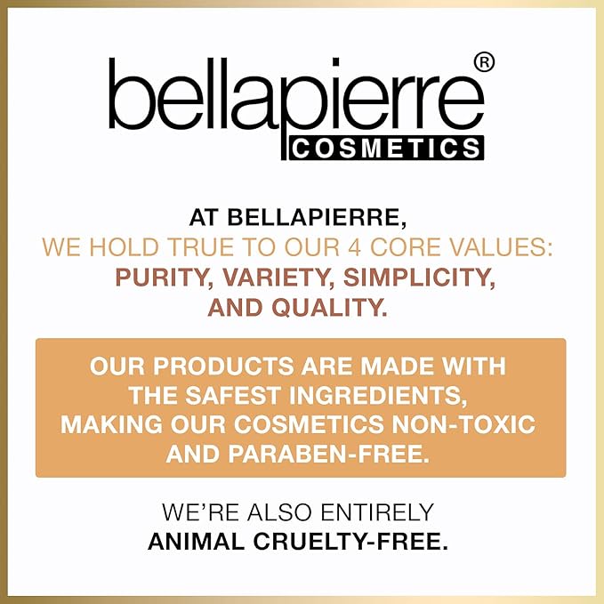 Bellapierre HD Finishing Powder Translucent – Mica-Based Mattifying Setting Powder, Silky Shine-Free Finish, Lightweight Baking Powder, Non-Toxic & Paraben-Free – 0.23 oz