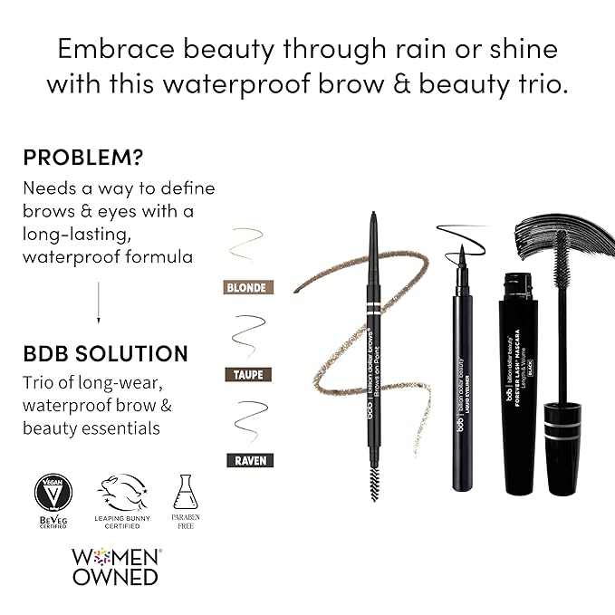 Billion Dollar Eyebrow Kit, Helps You Achieved the Perfectly Defined Everyday Brow Look, Achieve Perfect Brows, Stylish, Affordable, Vegan & Cruelty Free