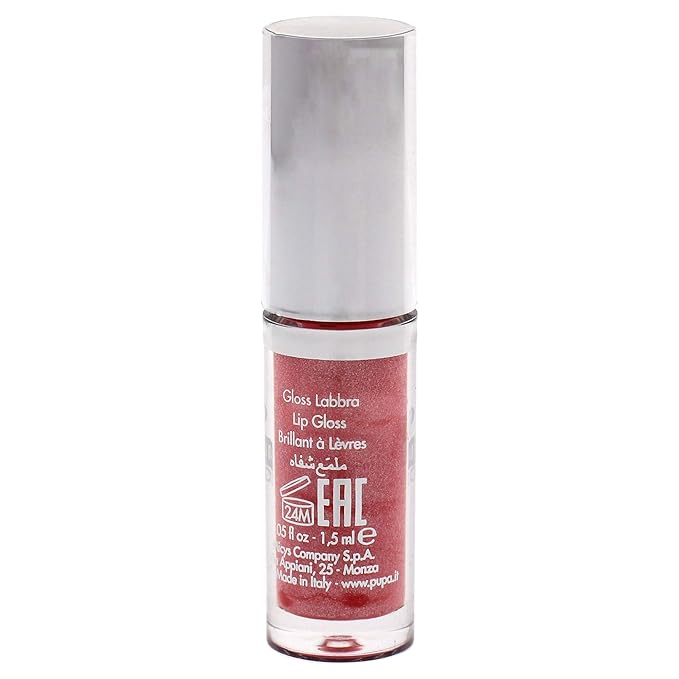 Pupa Milano Miss Lip Gloss - Shiny, Smooth, Plump - Soft, Innovative Gel Texture - Glides Smoothly On The Lips - For A Moisturizing And Volume Enhancing Effect - 301 Sweet Candy - 0.05 OZ