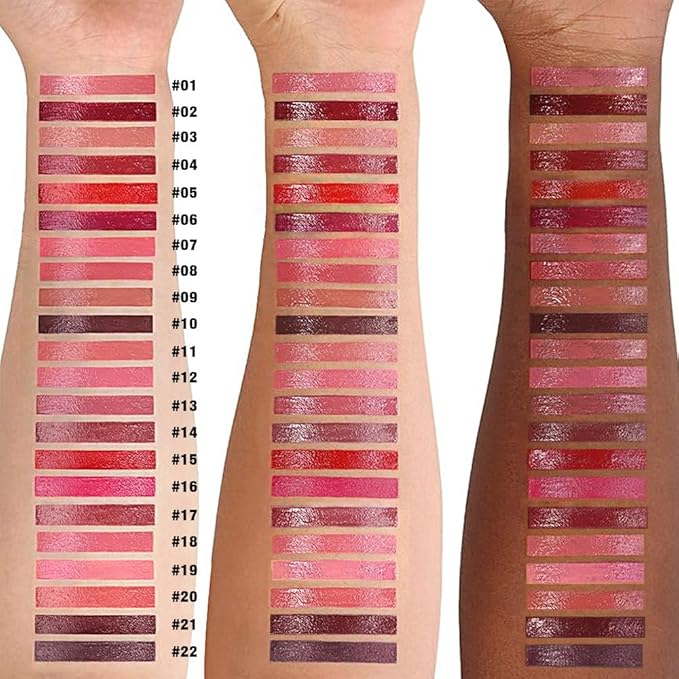 Kaely Longwear No-Budge Lipstick for Women, Highly Pigmented Liquid Lip Color Makeup, Non-Transfer Lip Gloss Stain Waterproof Smudge Proof 24 Hour, Instant Shine, Vegan & Cruelty-Free, 16 STRIKING