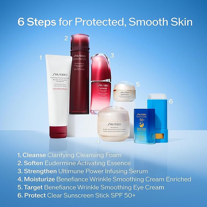 Shiseido Clear Sunscreen Stick SPF 50+ - Invisible Broad-Spectrum Face Sunscreen - Wear Under & Over Makeup - Lightweight Formula - All Skin Types
