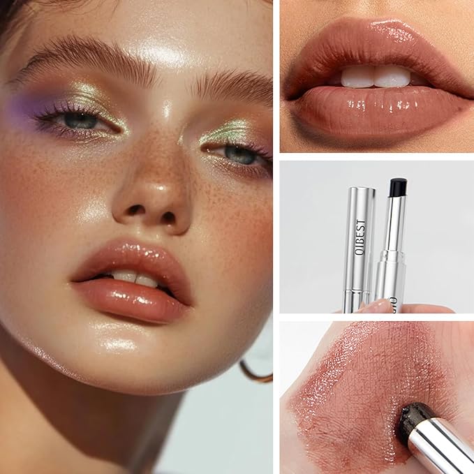 Noir Honey Lipstick, Moisturizing Lip Color, Nourishing Lip Balm, Honey Noir Lipstick Suitable for All Skin Tones, Natural Lip Care, Long-Lasting Moisturization Non-Sticky (Black)