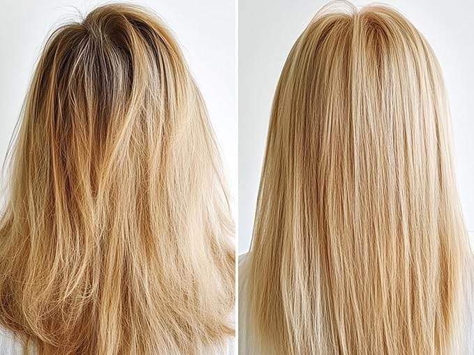 GK HAIR Bombshell Cream purple leave in conditioner (3.4 Fl Oz/100ml) Hair Toner for Brassy Hair Smoothing Moisturizing Hydrating Frizz Control for Blonde Damaged Hair Removes Yellow Tones Flyaways