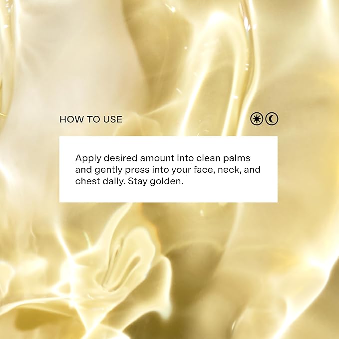 CLEARSTEM GOLDENHOUR Hydrating Facial Oil - Plumping & Hydrating Face Oil for Glowing and Radiant Skin