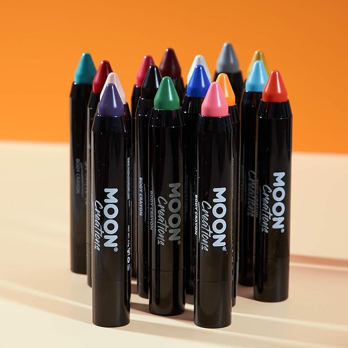 Face Paint Stick / Body Crayon makeup for the Face & Body by Moon Creations - 0.12oz - Lime Green