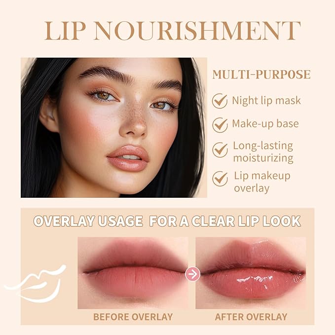 3Pcs Summer Lip Glossy Butter Balm Set, Instant Moisture Sheer Tint, Non-Sticky, Conditioning Formula to Soothe & Repair Dry, Chapped Lips, Jelly Lip Stain with Natural Scent (#1+3+5, 3Pcs)