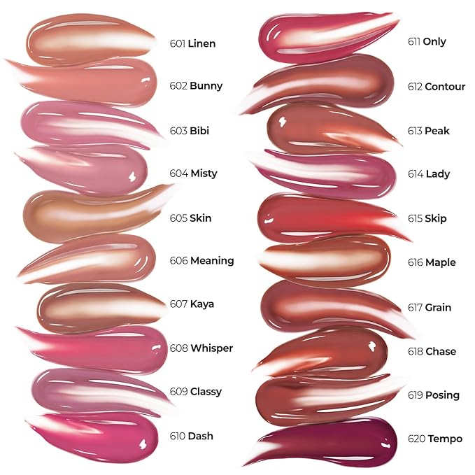Laka Maxi Glayer Tint 3.8g/0.13oz, Glass Layer of Gloss, Ultra Glow & Vivid Layerable Pigments, High Shine Lip Oil, K-Beauty (#615 Skip)
