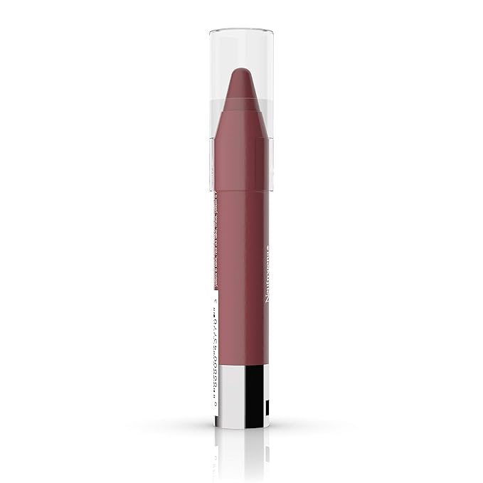 Neutrogena MoistureSmooth Color Stick for Lips, Moisturizing and Conditioning Lipstick with a Balm-Like Formula, Nourishing Shea Butter and Fruit Extracts, 100 Pink Nude, 011 oz Pack of 1