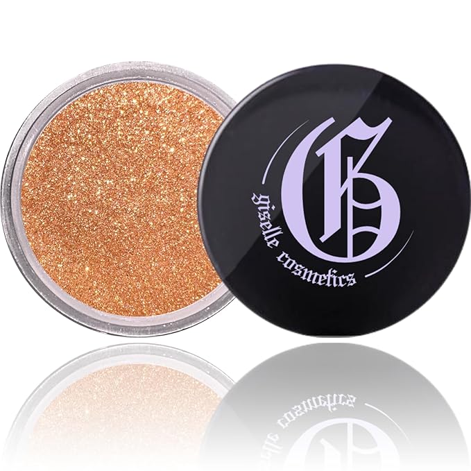 Bronze Star Organic Eye Shadow: High Pigment, Talc-Free Mineral Eyeshadow Palette Makeup with Matte, Shimmer, and Glitter Effects, Loose Powder for Smokey and Natural Looks