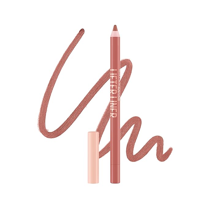 MAYBELLINE Lifter Liner Lip Liner Makeup, Lip Pencil with Hyaluronic Acid For A Fuller, Lifted Make Up Look, Maybe It's..., 1 Count