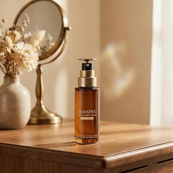 Olraens Double Anti Aging Face Light Naturium Serum | Visibly Firms, Smoothes, Boosts Radiance, and Refines Pores | 24H Hydration | All Skin Types -1.6Fl.Oz / 50mL