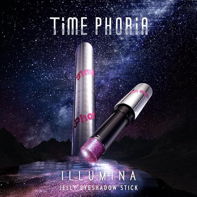 ILLUMINA JELLY EYESHADOW STICK - Long-Lasting Jelly Texture Blendable Eye Shine Stick | Crease-Proof, No Fallout, One-Swipe High-Impact Color | All-Day Wear (003 ZENITH)