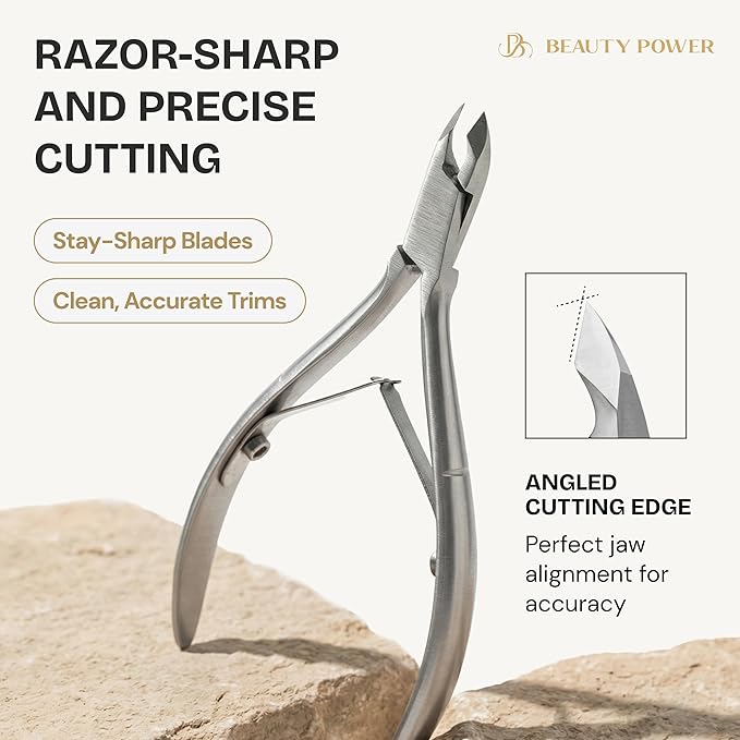 9 in 1 Professional Manicure Pedicure Set - Stainless Steel Nail Clippers, Nano File, Cuticle Nipper, Scissors, Tweezers, Travel PU Leather Case for Men & Women - Gift Ready Brown New
